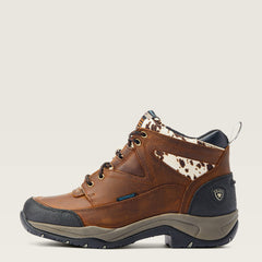 Terrain Waterproof Boot - DISTRESSED BROWN/ SPECKLED COW PRINT