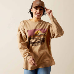 Canvas Oversized T-Shirt - DARK HEATHER OATMEAL