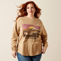 Canvas Oversized T-Shirt - DARK HEATHER OATMEAL