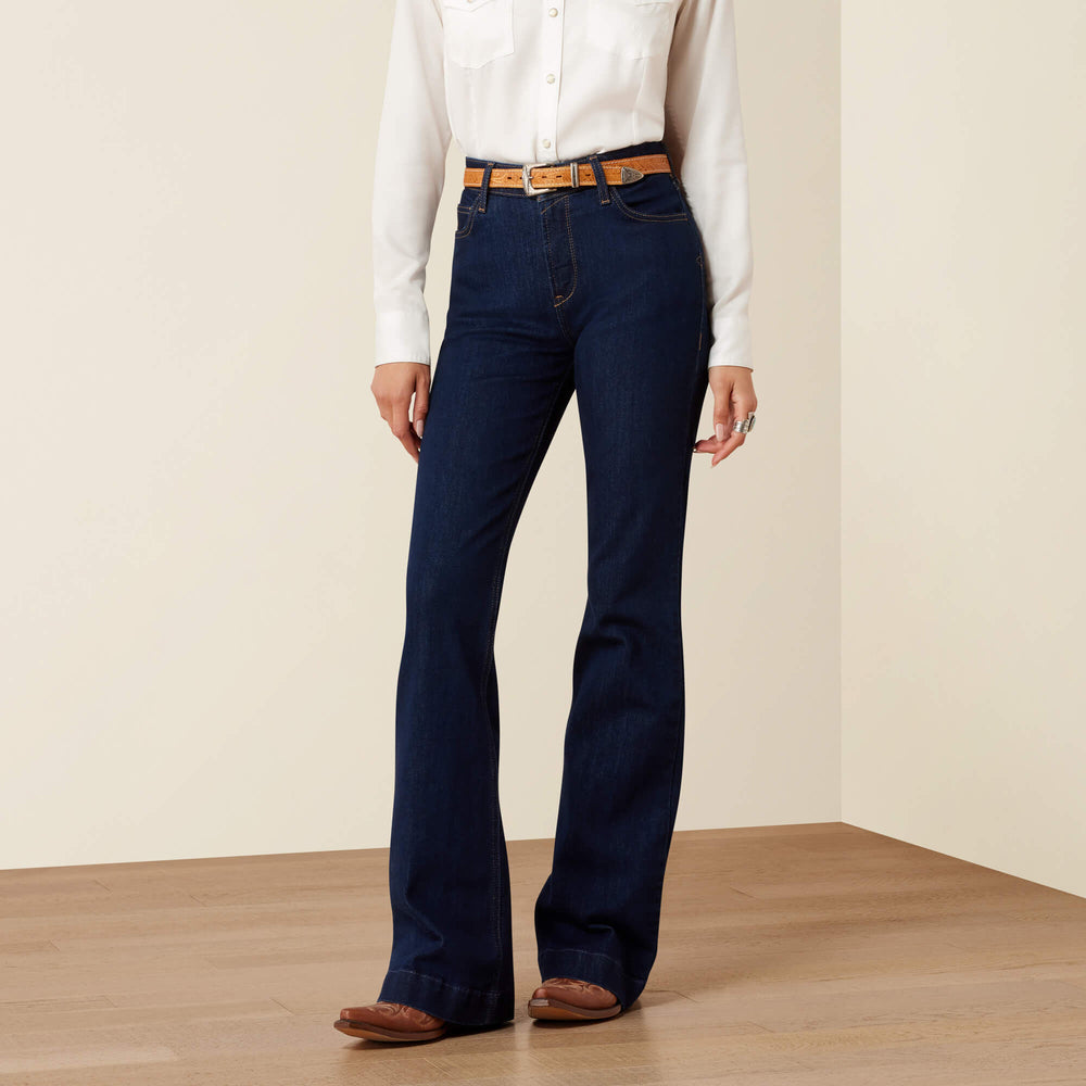 High Rise Tex Slim Trouser Jeans - RINSE