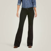 Trouser Mid Rise Forever Wide Leg Pant - RINSE