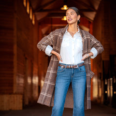 Timeless Western Shirt - CLOUD DANCER