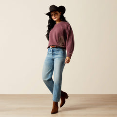 Ultra High Rise Cheyenne Yoke Tomboy Straight Leg Jean - CANDY