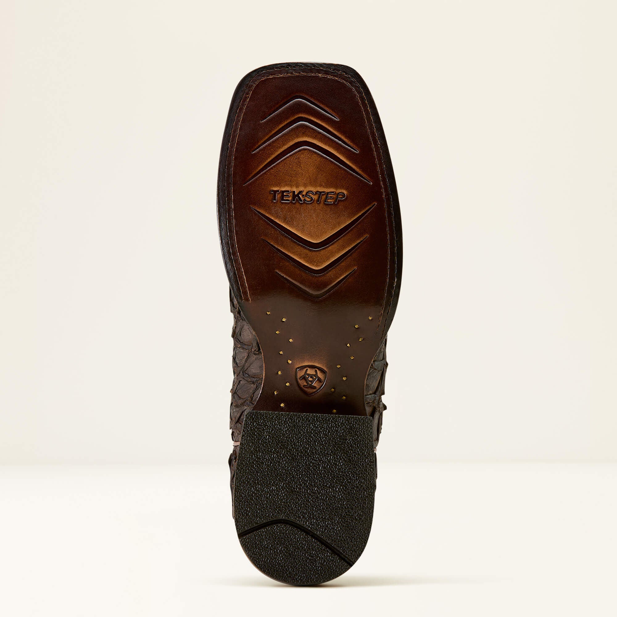 Ashwood Wide Square Toe Cowboy Boot Men - JAVA PIRARUCU/DEEP CHOCOLATE