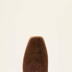 Futurity Dualin Narrow Cutter Toe Cowboy Boot Men - CHOCOLATE CARPINCHO/FLAMING COGNAC