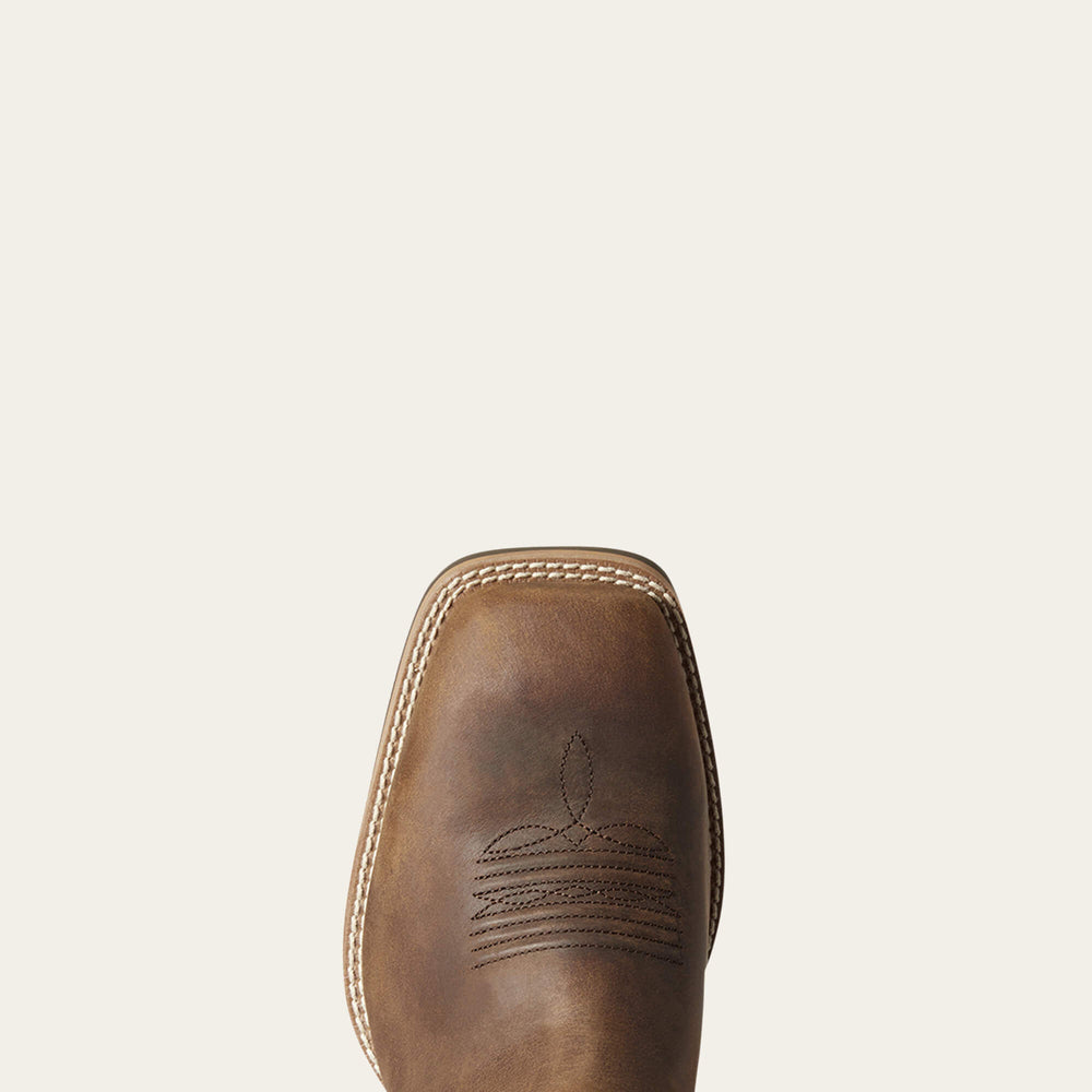 Hybrid VentTEK Western Boot Men - DISTRESSED BROWN