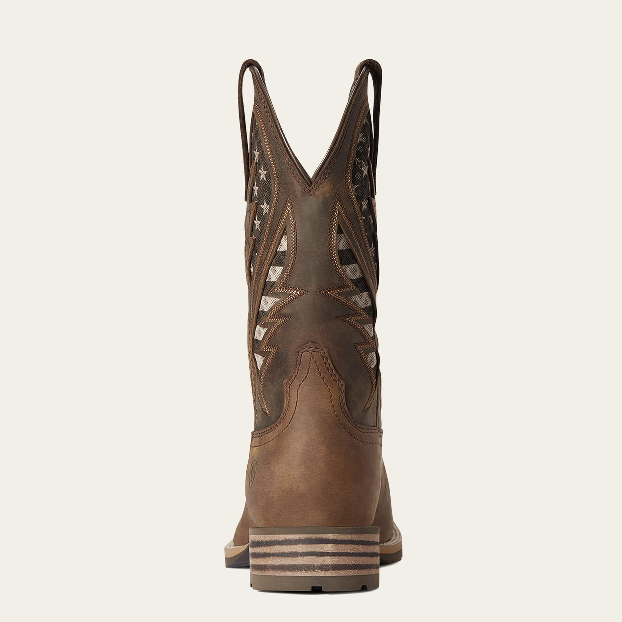 Hybrid VentTEK Western Boot Men - DISTRESSED BROWN