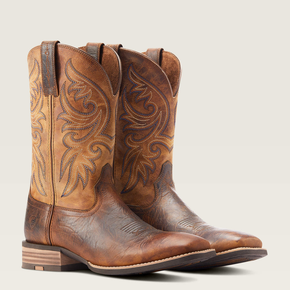 Slingshot Cowboy Boot Men - BARTOP BROWN