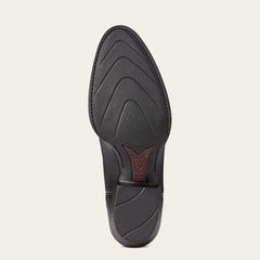 Heritage R Toe Western Boot Men - BLACK DEERTAN