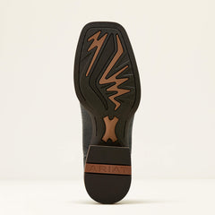Slingshot Cowboy Boot Men - BLACK ADOBE/DARK TAN