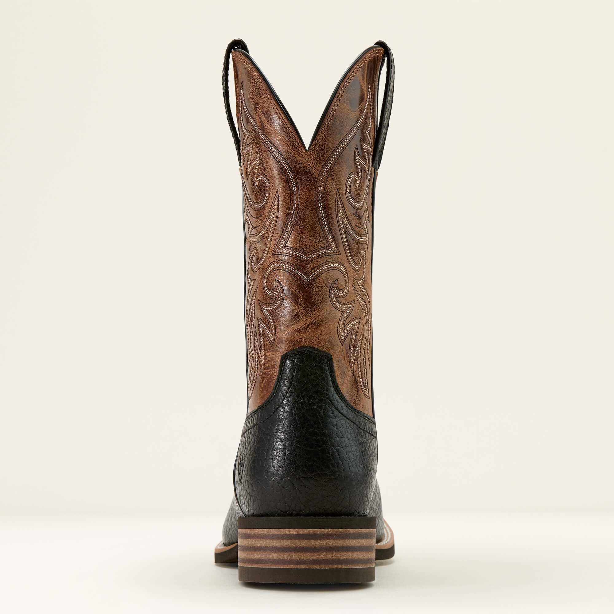 Slingshot Cowboy Boot Men - BLACK ADOBE/DARK TAN