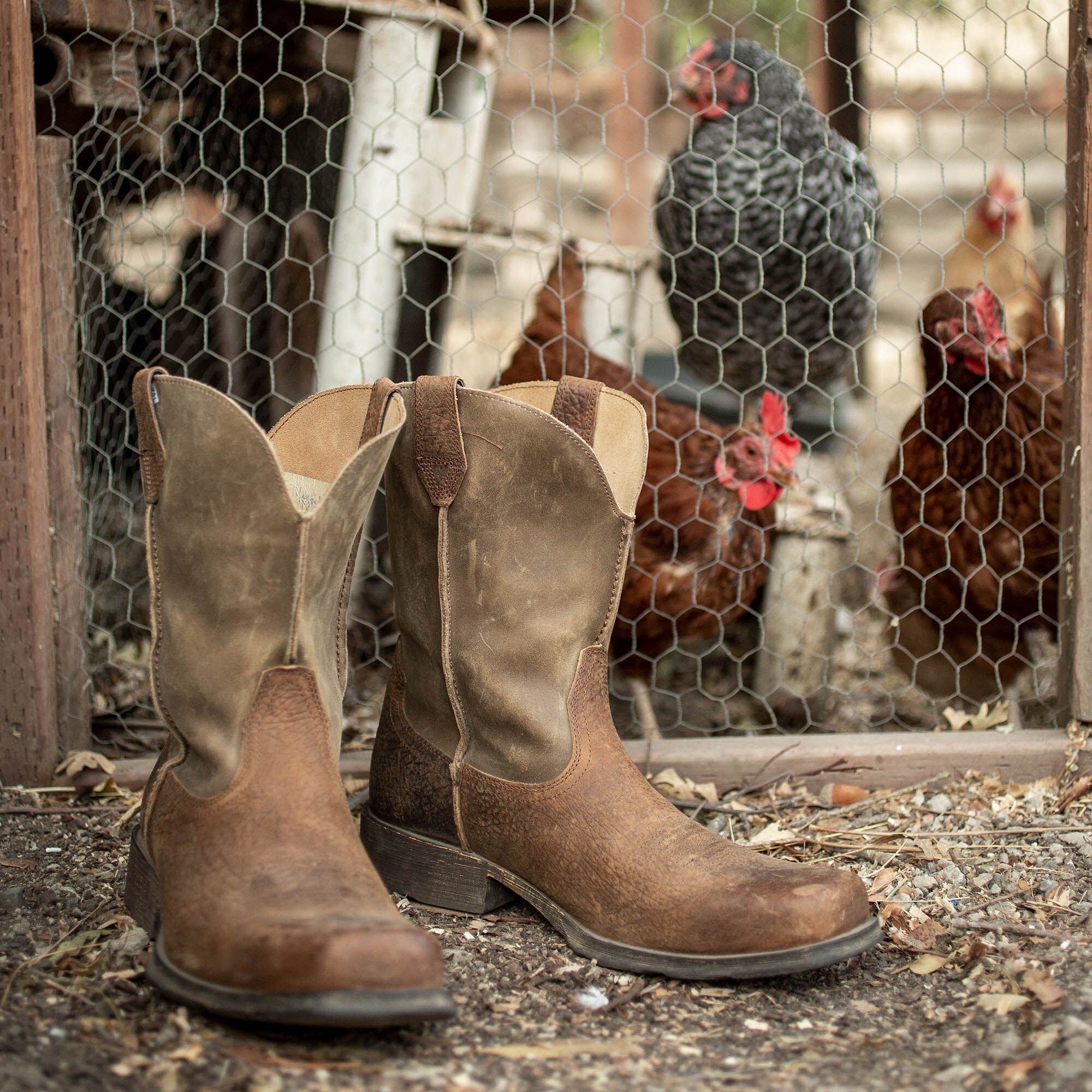 Rambler Western Boot Men - EARTH