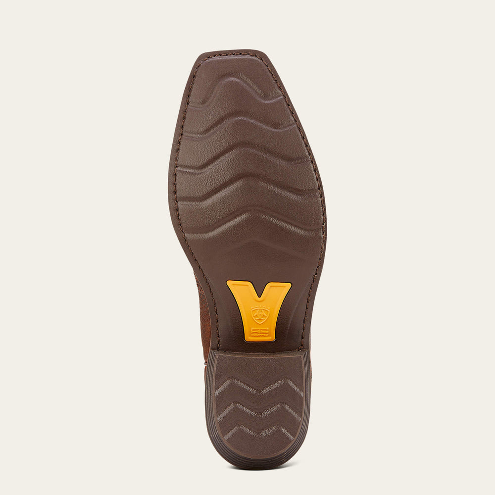 Heritage Roughstock Cowboy Boot Men - BROWN OILED ROWDY