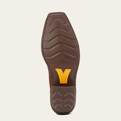 Heritage Roughstock Cowboy Boot Men - BROWN OILED ROWDY