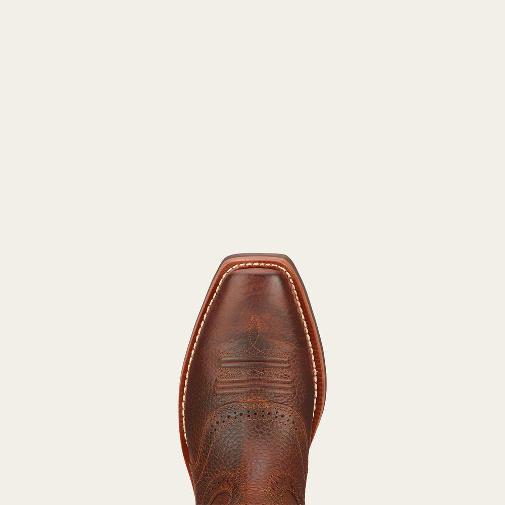 Heritage Roughstock Cowboy Boot Men - BROWN OILED ROWDY