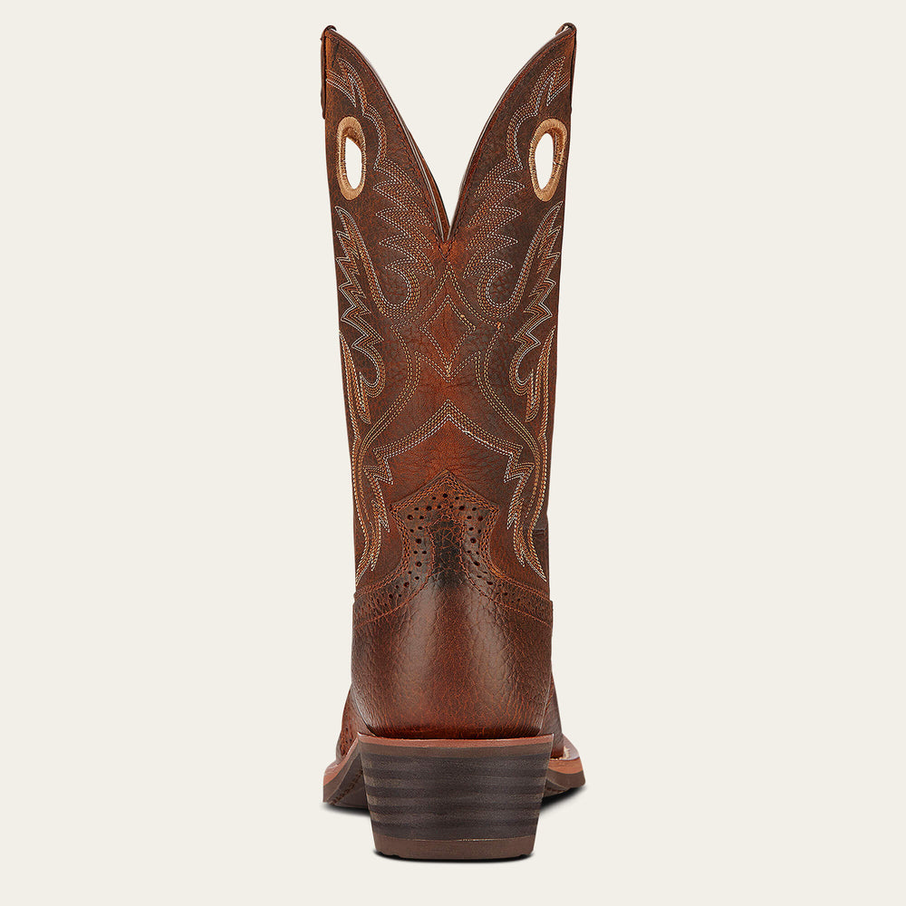 Heritage Roughstock Cowboy Boot Men - BROWN OILED ROWDY