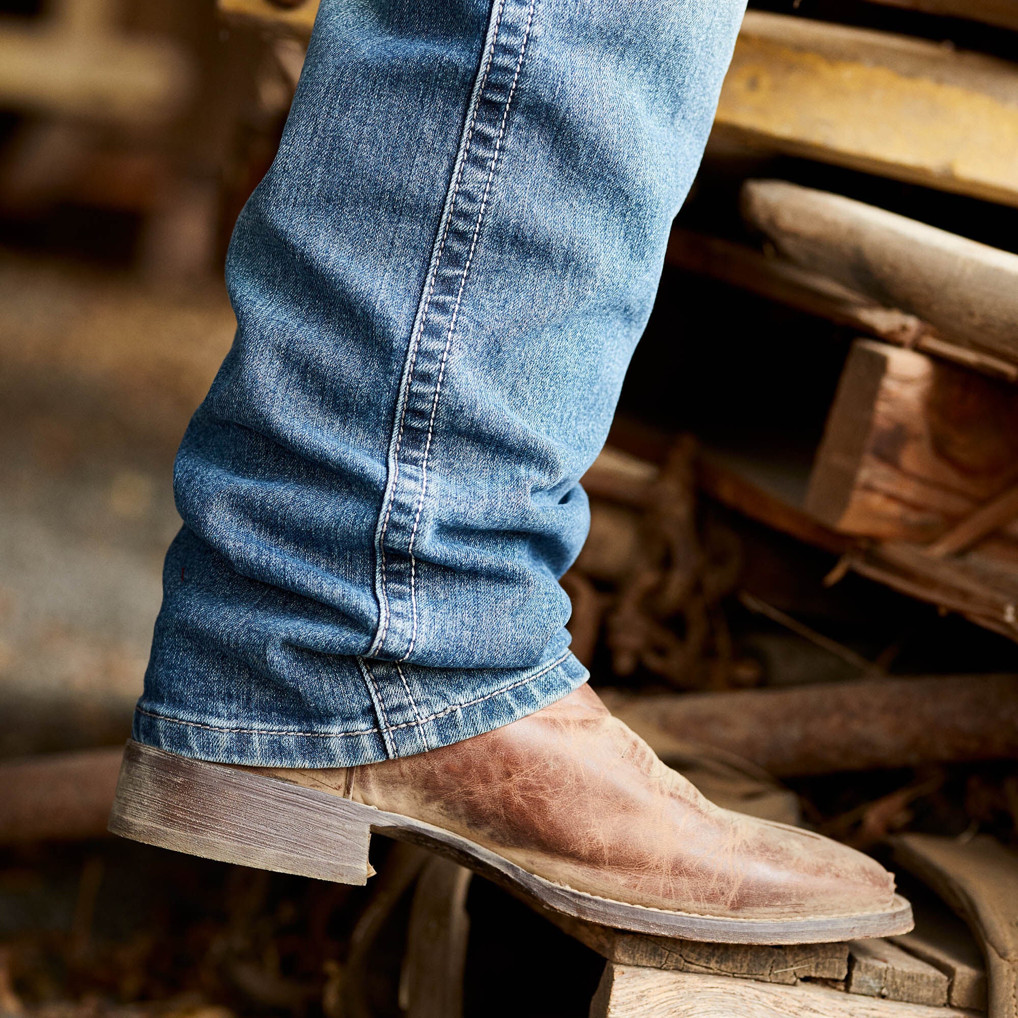 Circuit Patriot Cowboy Boot Men - WEATHERED TAN