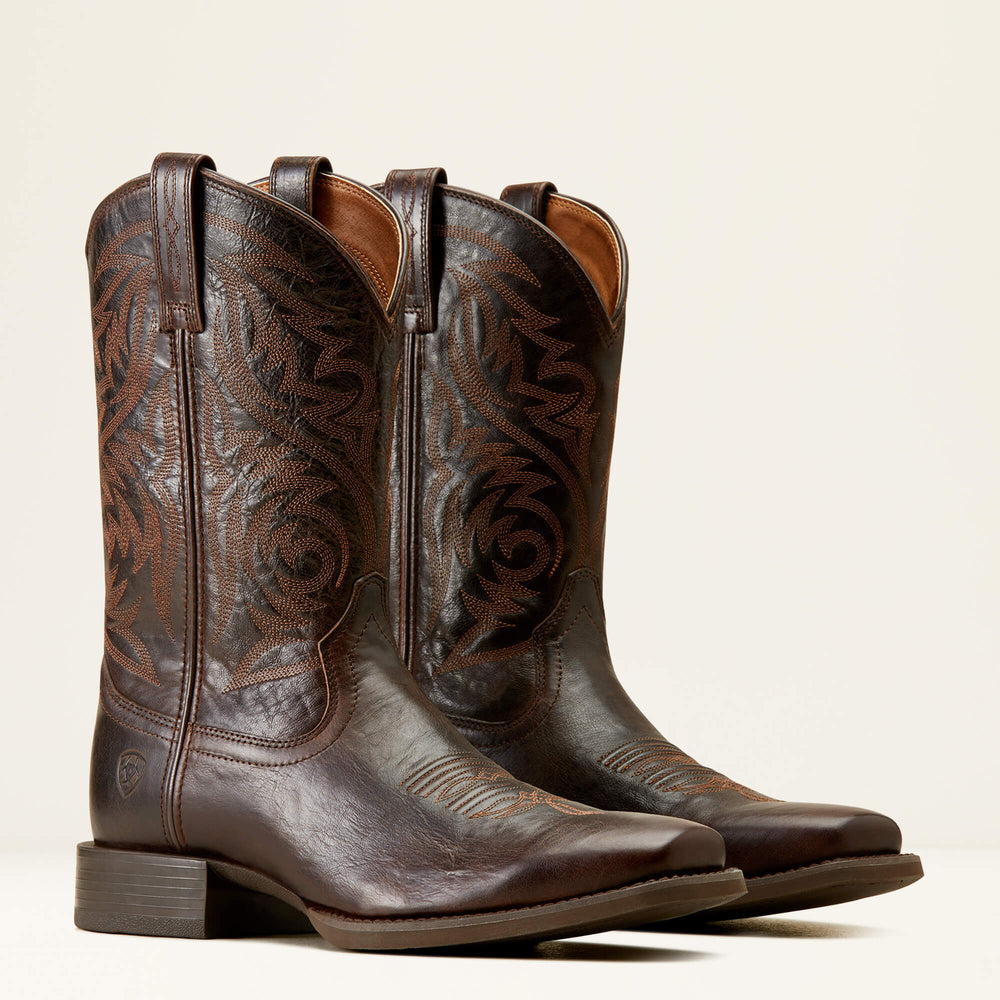 Sport Herdsman Cowboy Boot Men - BURNISHED CHOCOLATE