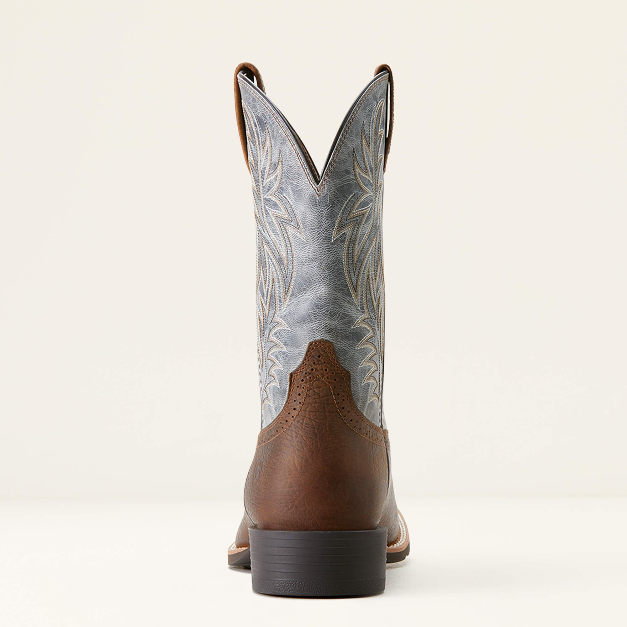 Sport Western Wide Square Toe Cowboy Boot Men - EARTH/GLACIER BLUE