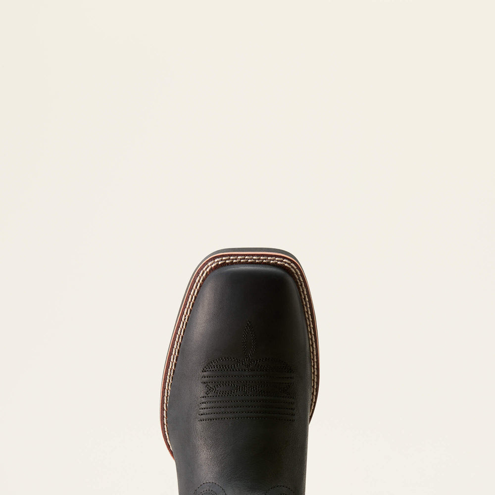Sport Big Country Wide Square Toe Cowboy Boot Men - BASIC BLACK/MAHOGANY