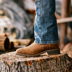Hybrid Patriot Waterproof Western Boot Men - DISTRESSED BROWN