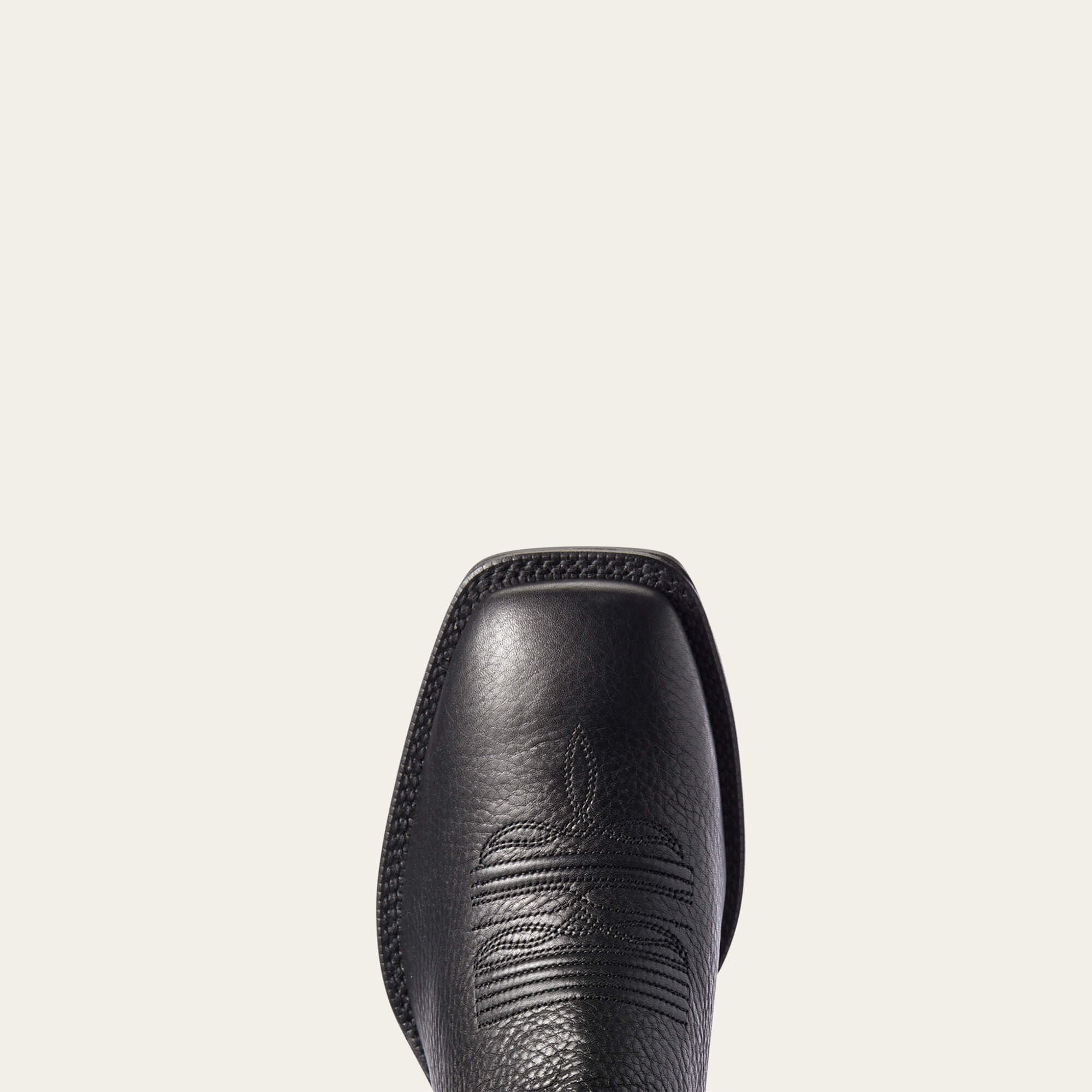 Booker Chelsea Wide Square Toe Western Boot Men - BLACK