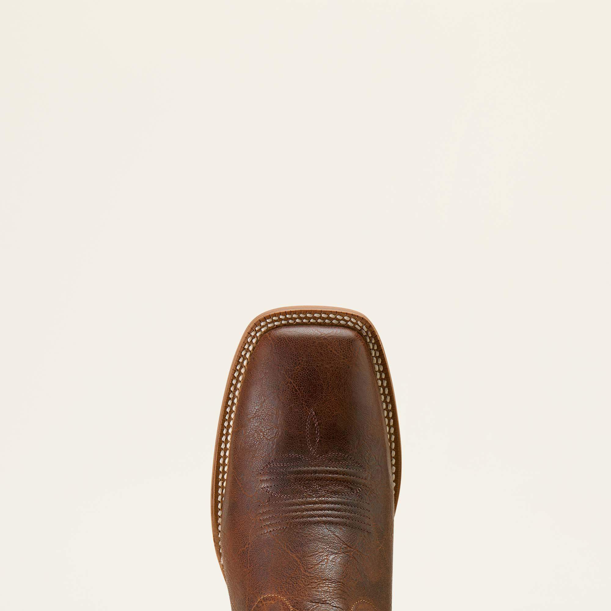 Sting Wide Square Toe Cowboy Boot Men - WARM COGNAC/VINTAGE SNAKE PRINT