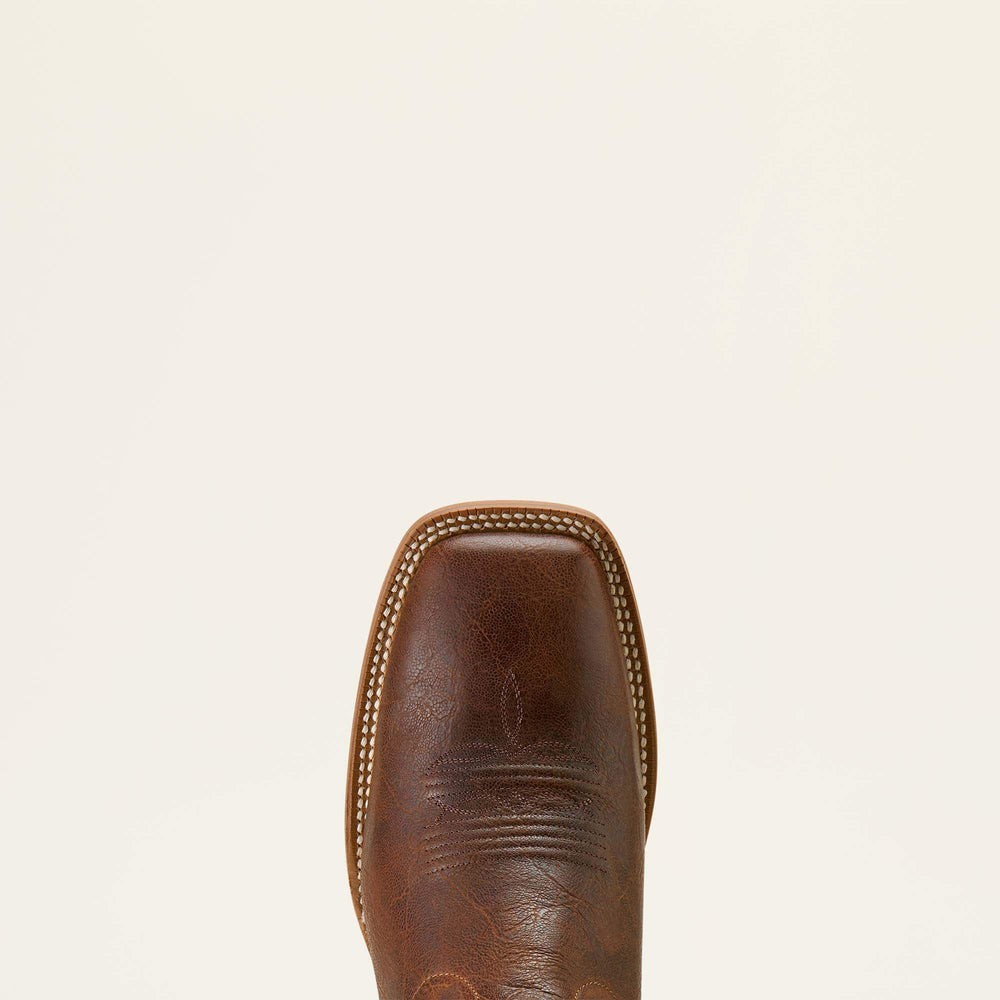 Sting Wide Square Toe Cowboy Boot Men - WARM COGNAC/VINTAGE SNAKE PRINT