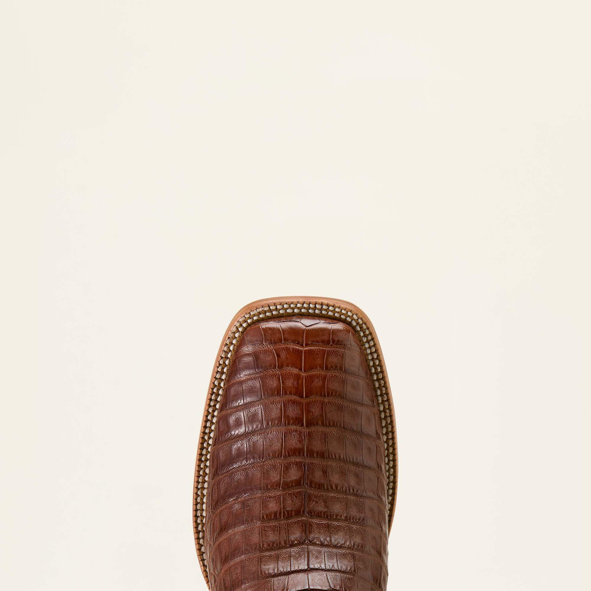 Classic Callen Wide Square Toe Western Boot Men - WHISKEY CAIMAN BELLY/WARM TAUPE