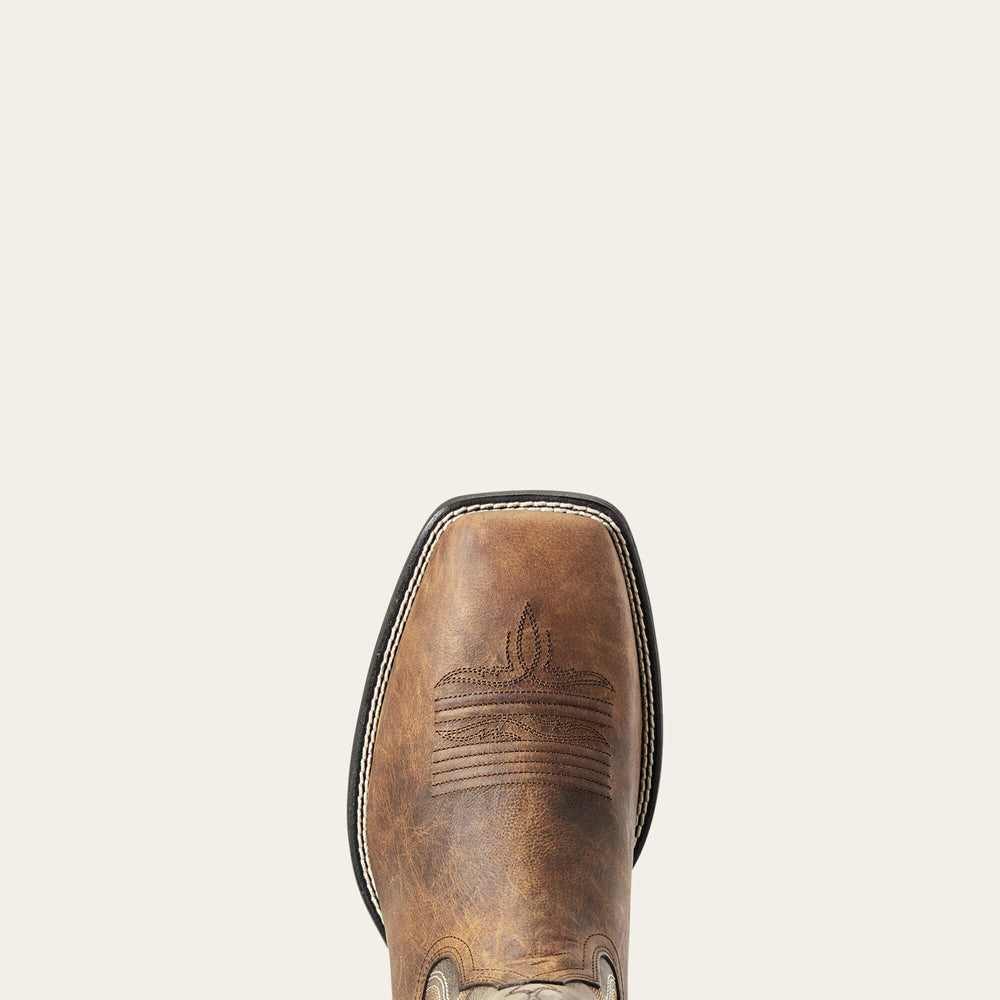 Amos Cowboy Boot Men - SORREL CRUNCH/ARMY GREEN