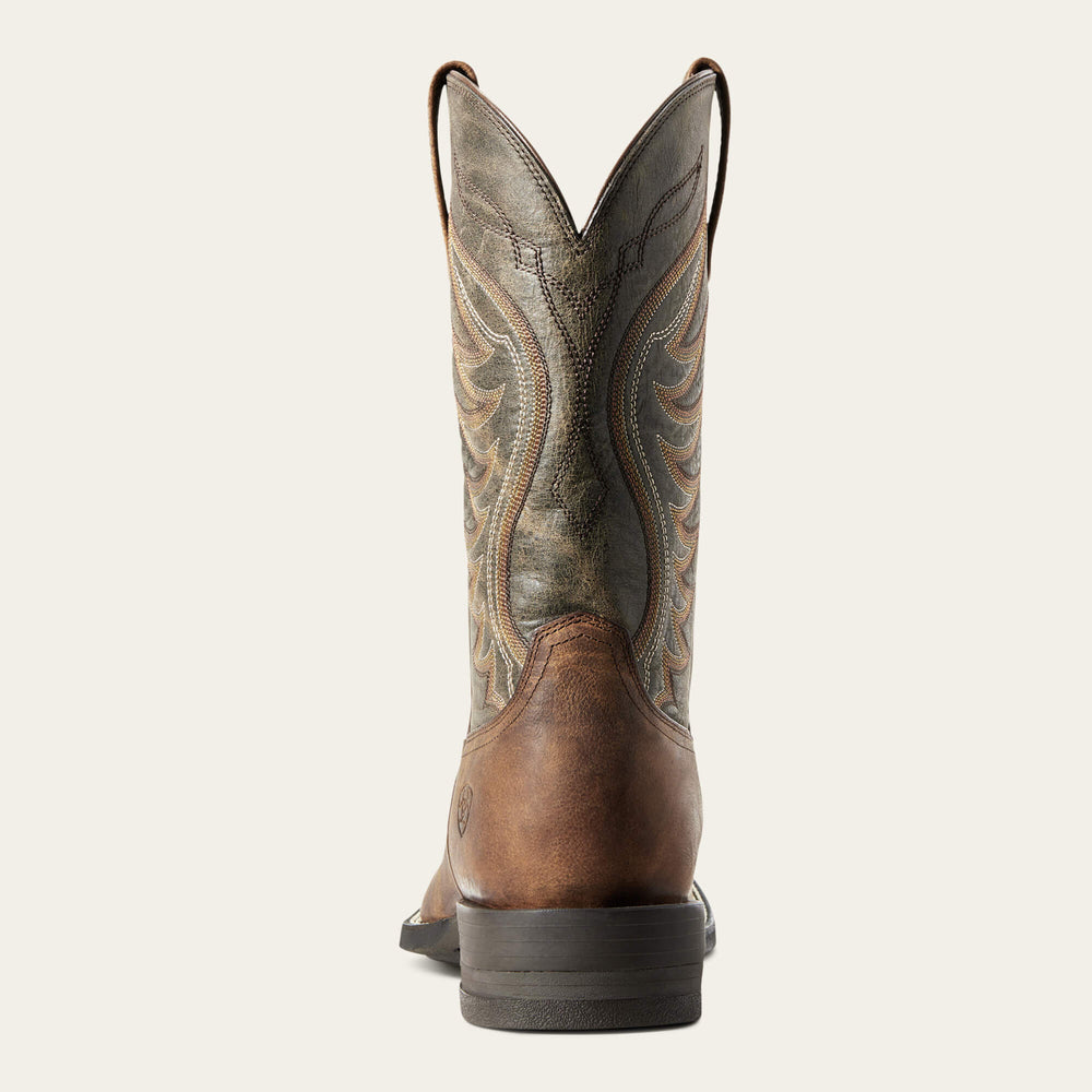 Amos Cowboy Boot Men - SORREL CRUNCH/ARMY GREEN