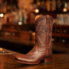 Bench Made Stilwell Cowboy Boot Men - SADDLE BROWN BISON