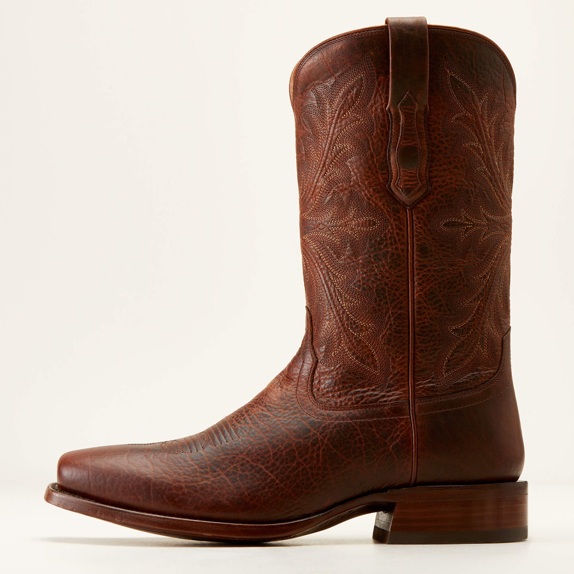 Bench Made Stilwell Cowboy Boot Men - SADDLE BROWN BISON