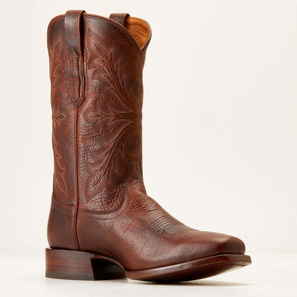 Bench Made Stilwell Cowboy Boot Men - SADDLE BROWN BISON