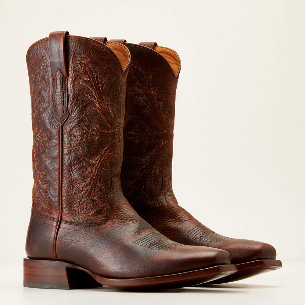 Bench Made Stilwell Cowboy Boot Men - SADDLE BROWN BISON