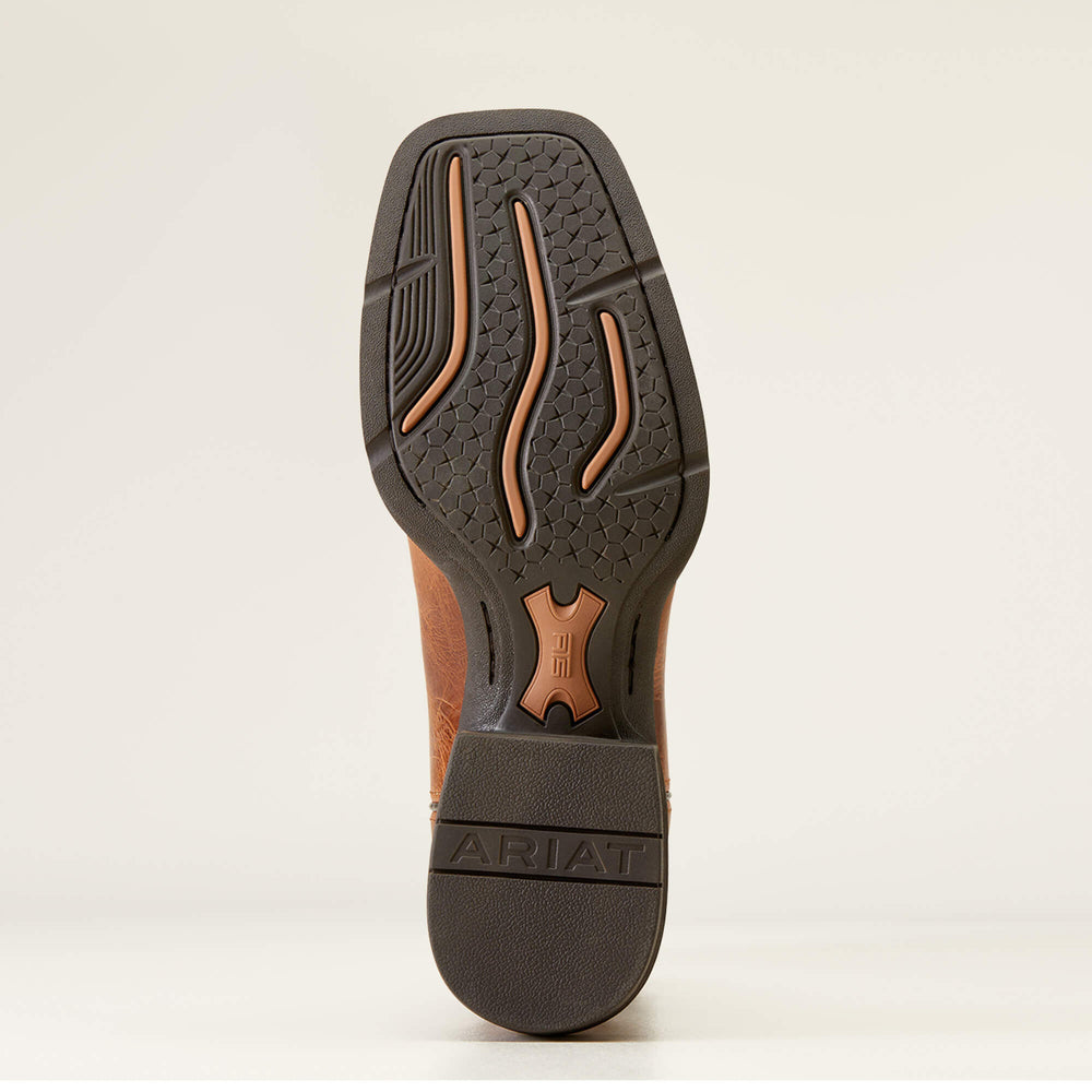 Sport Cool VentTEK Cowboy Boot Men - DARK TAN/TWO TONE TAN