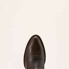Heritage R Toe Western Boot Men - BURNISHED CHOCOLATE