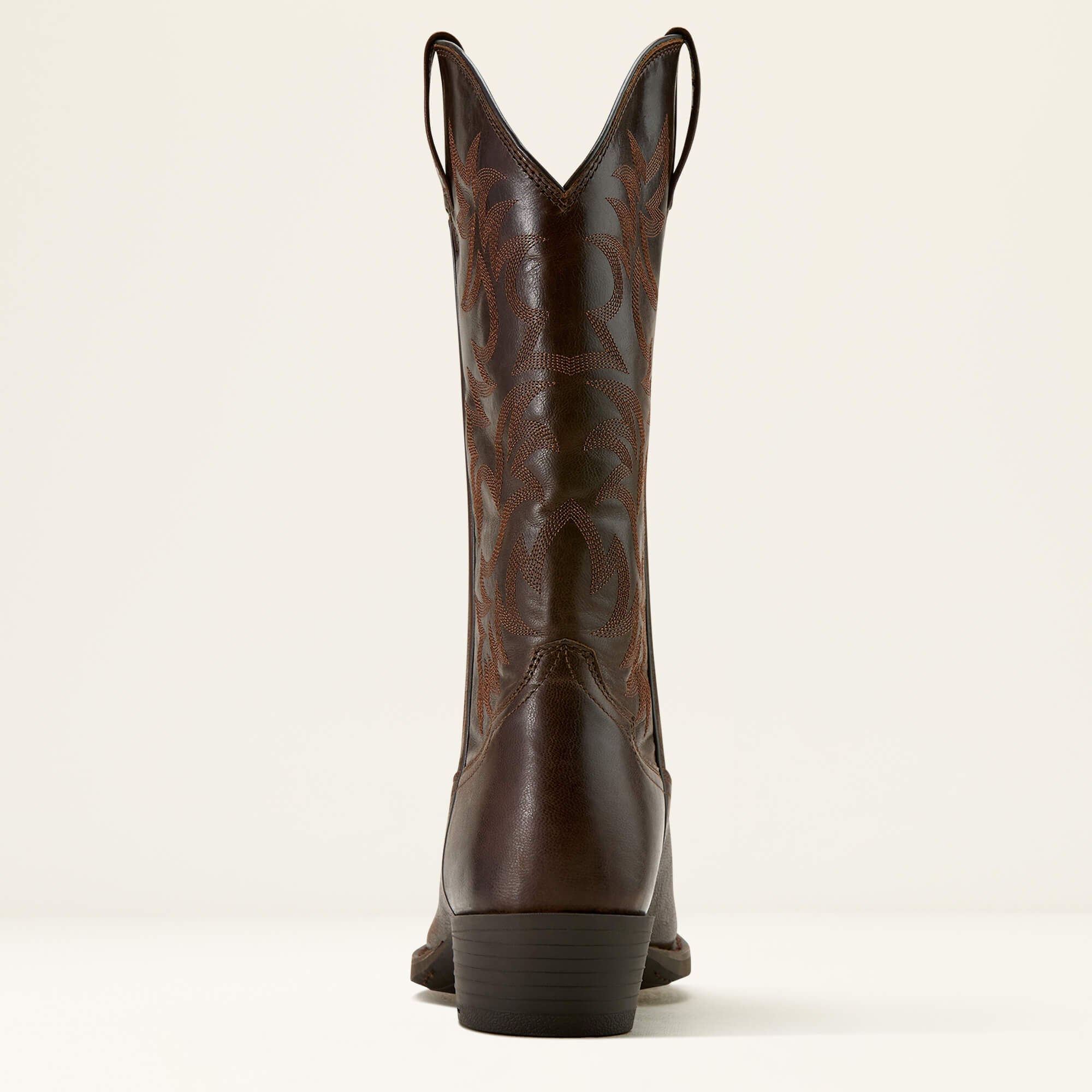 Heritage R Toe Western Boot Men - BURNISHED CHOCOLATE