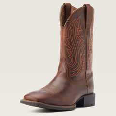 Sport Big Country Wide Square Toe Cowboy Boot Men - ALMOND BUFF