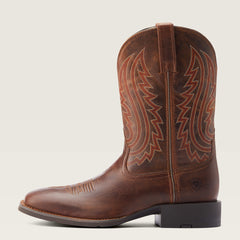 Sport Big Country Wide Square Toe Cowboy Boot Men - ALMOND BUFF