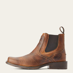 Midtown Rambler Square Toe Chelsea Boot Men - BARN BROWN