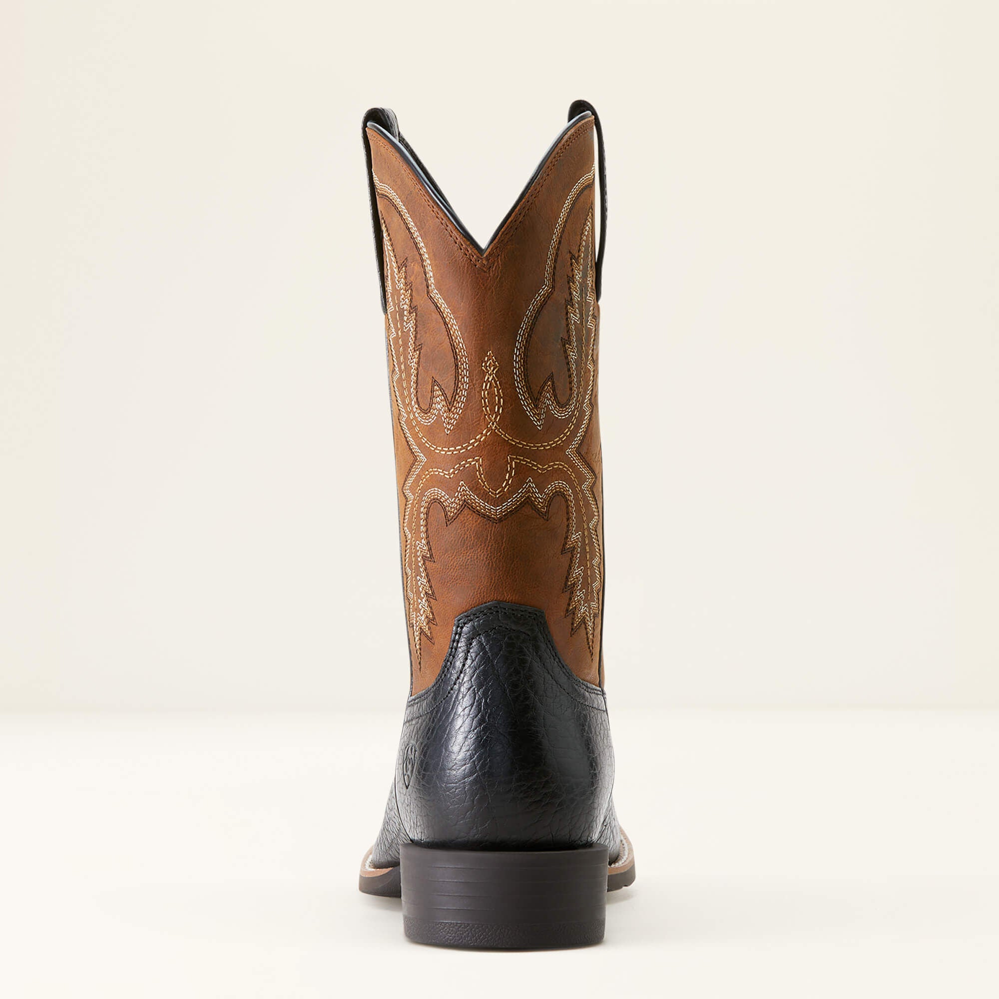 Sport Stratten Cowboy Boot Men - BLACK ADOBE/WEATHERED CHESTNUT