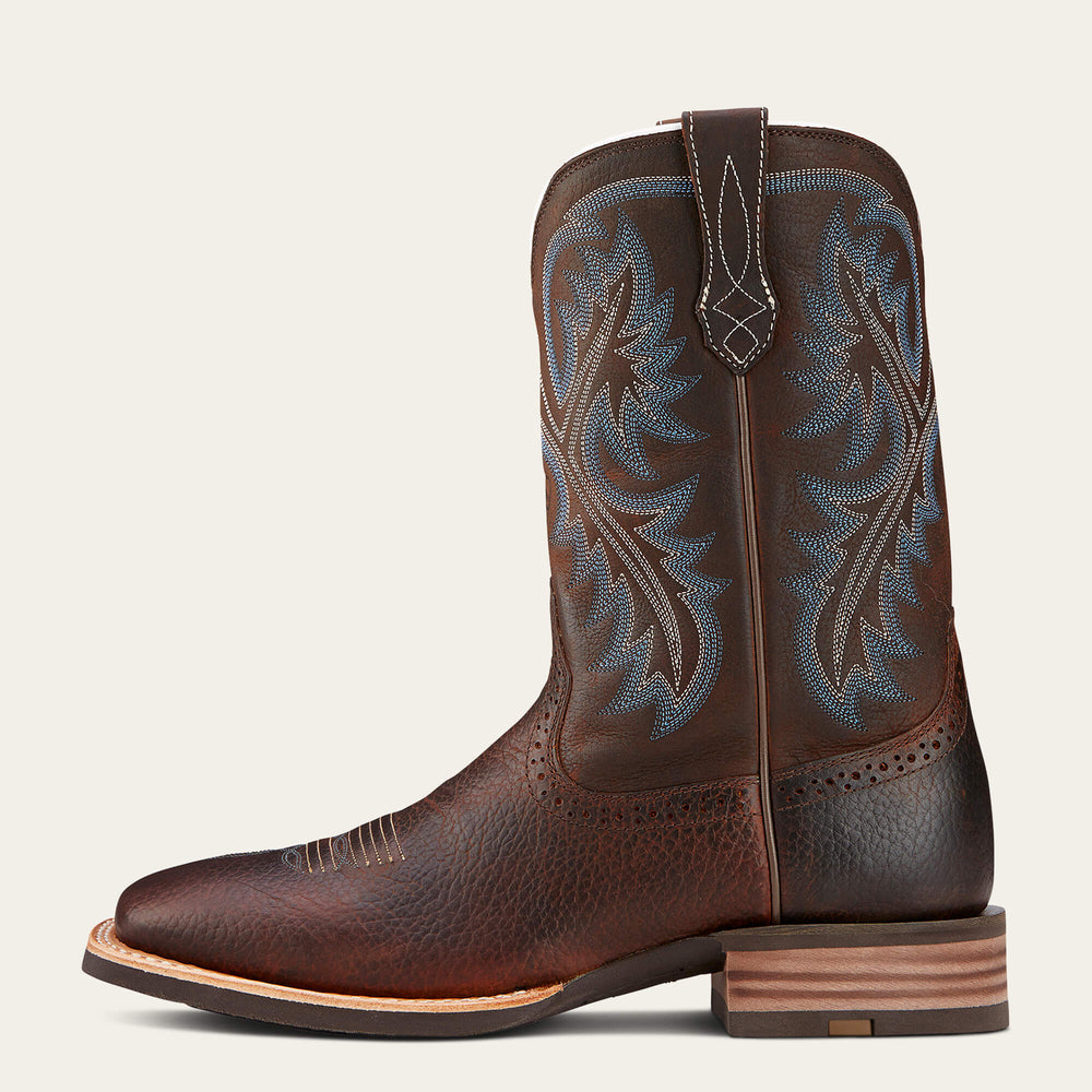 Quickdraw Western Boot Men - BROWN OILED ROWDY