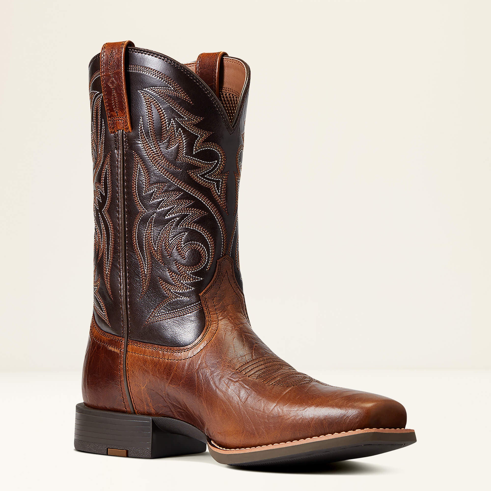 Sport Herdsman Cowboy Boot Men - PEANUT BUTTER/CHAGA BROWN