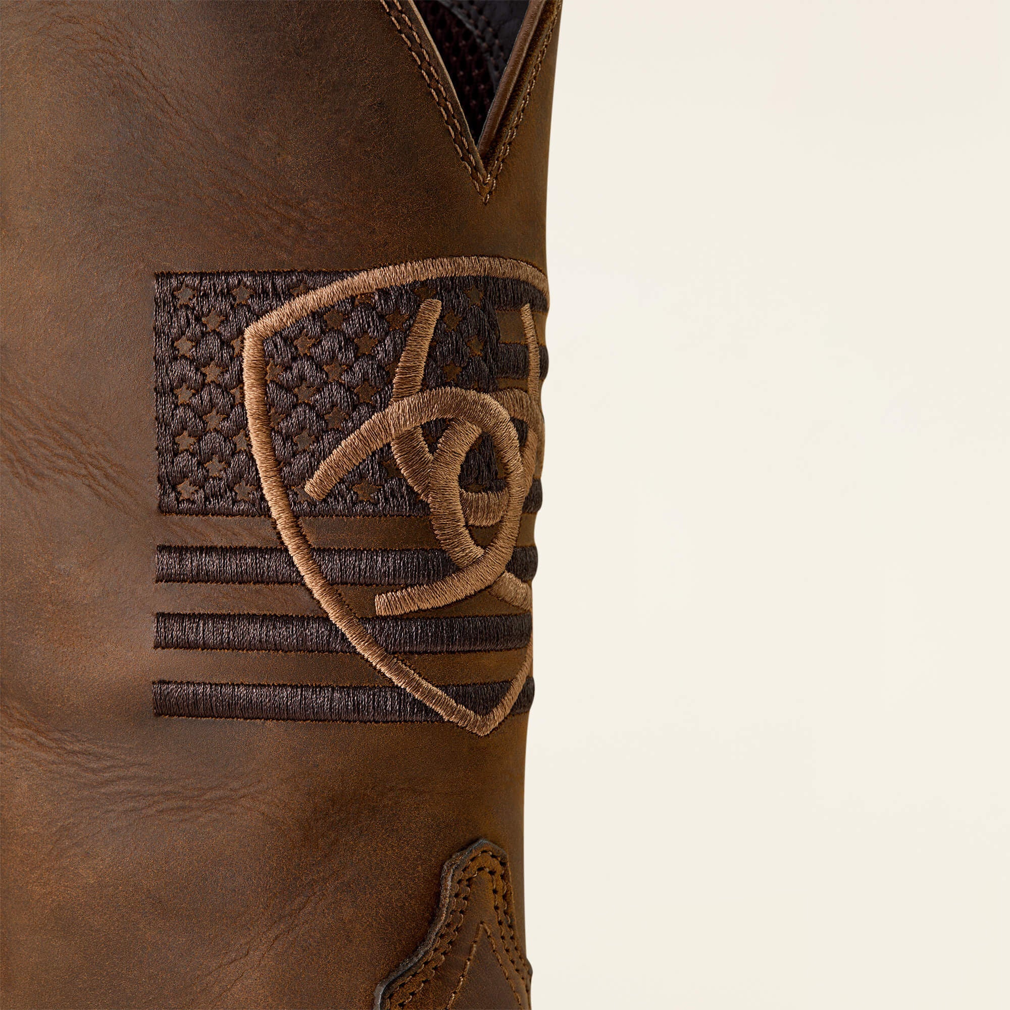 Sport Freedom Wide Square Toe Cowboy Boot Men - DISTRESSED BROWN