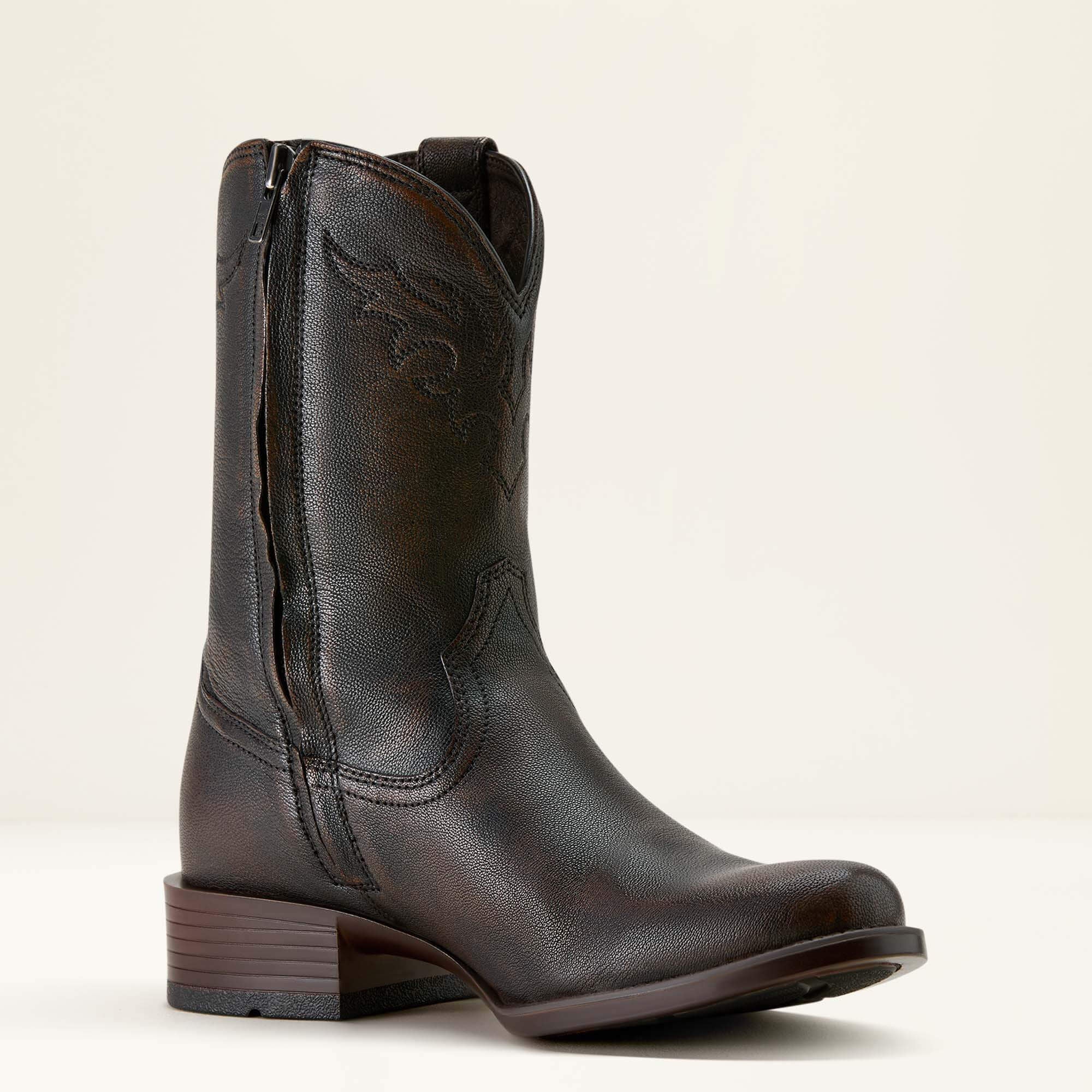 Sonoro Roper Toe Western Boot Men - CHOCOLATE TRUFFLE