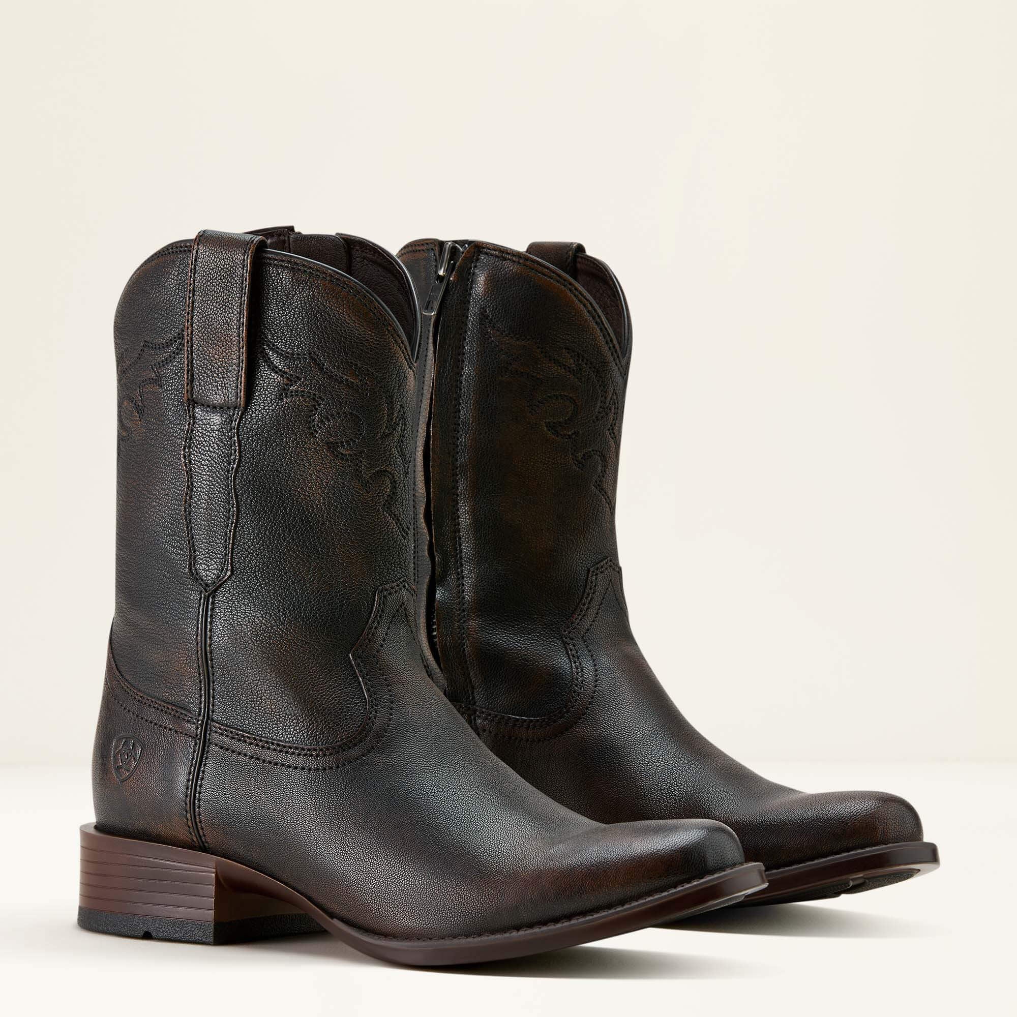 Sonoro Roper Toe Western Boot Men - CHOCOLATE TRUFFLE