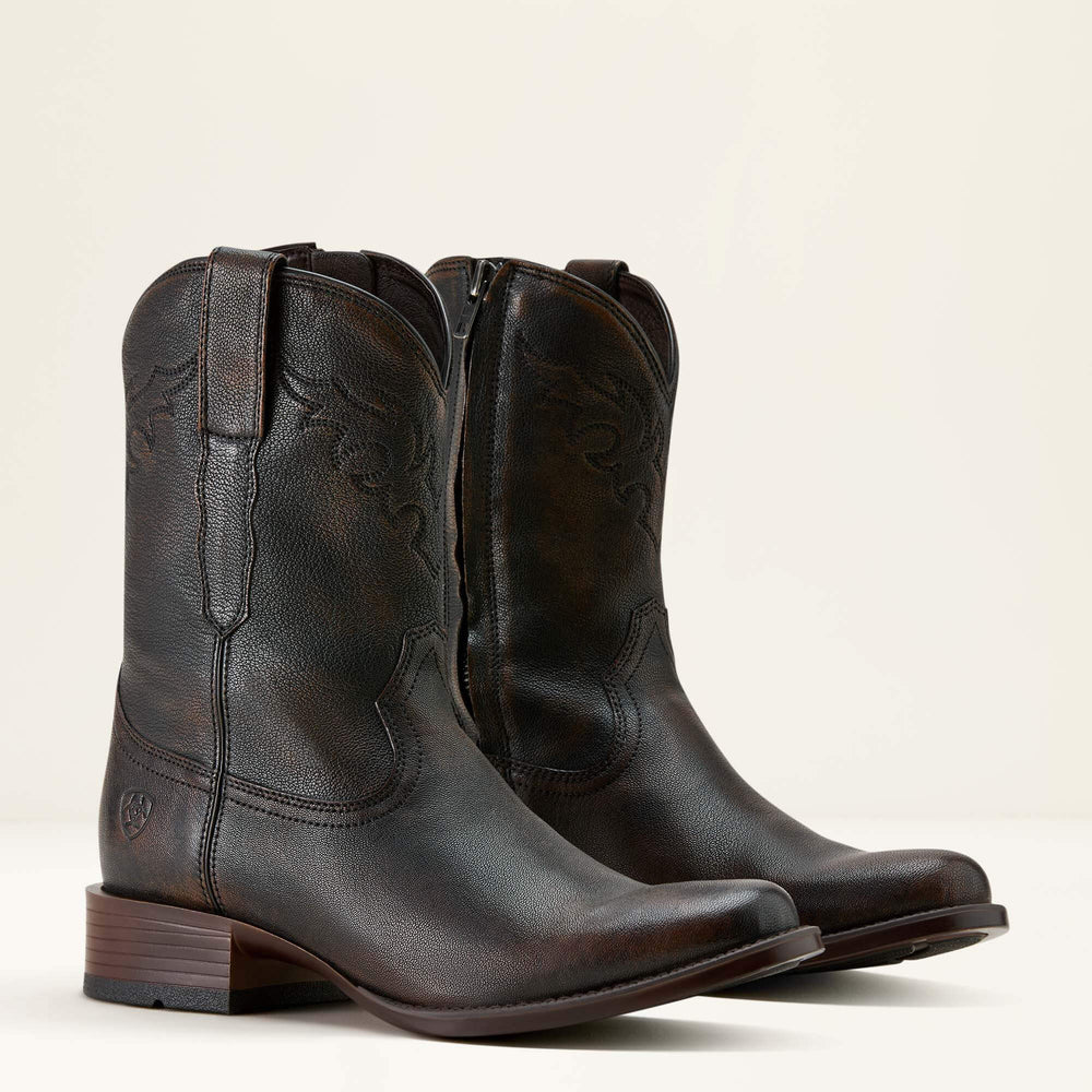 Sonoro Roper Toe Western Boot Men - CHOCOLATE TRUFFLE