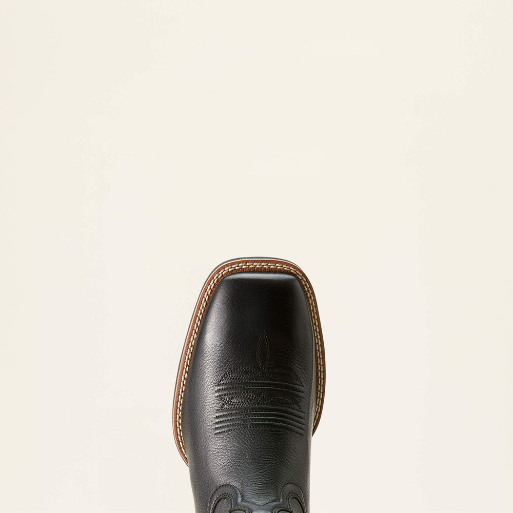 Ricochet Wide Square Toe Cowboy Boot Men - BLACK CARBON