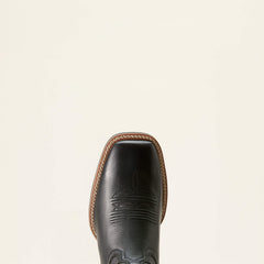 Ricochet Wide Square Toe Cowboy Boot Men - BLACK CARBON